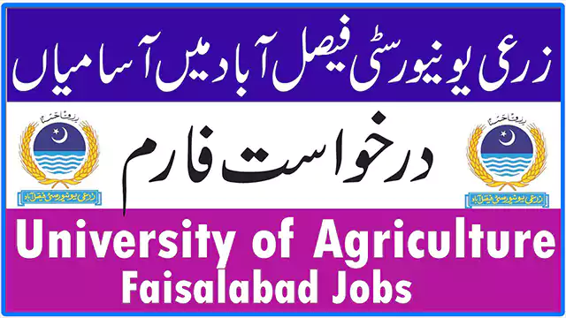 University of Agriculture UAF Jobs 2021